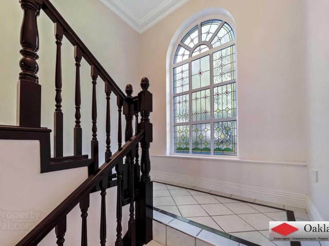14 Temple Road in Derry is for sale. This stunning property is located beside Enagh Lough and features six beds and three baths.:Stunning property for sale in Derry.:Stunning property for sale in Derry.
