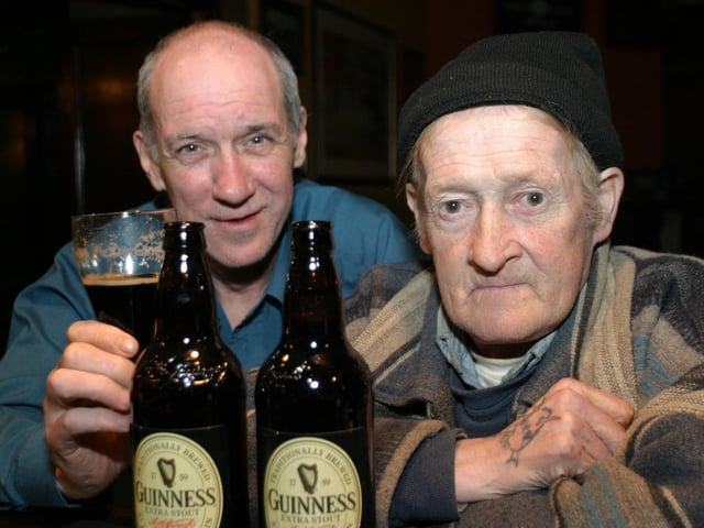 Enjoying a pint in Derry bars 20 years ago in 2003