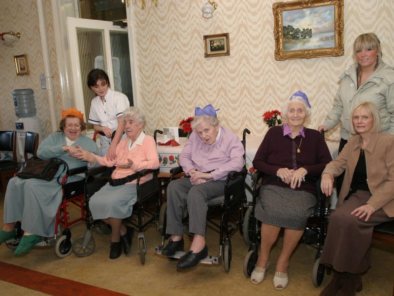 Christmas parties in Derry in December 2003.
