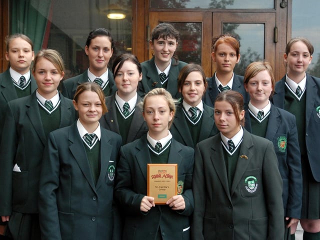 Derry and Donegal secondary school pupils in October 2003