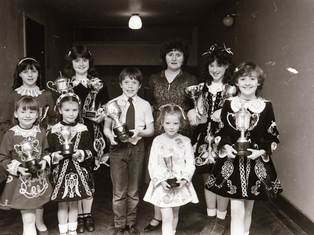 Pictured are competitors in the Derry Feis back in April 1985.