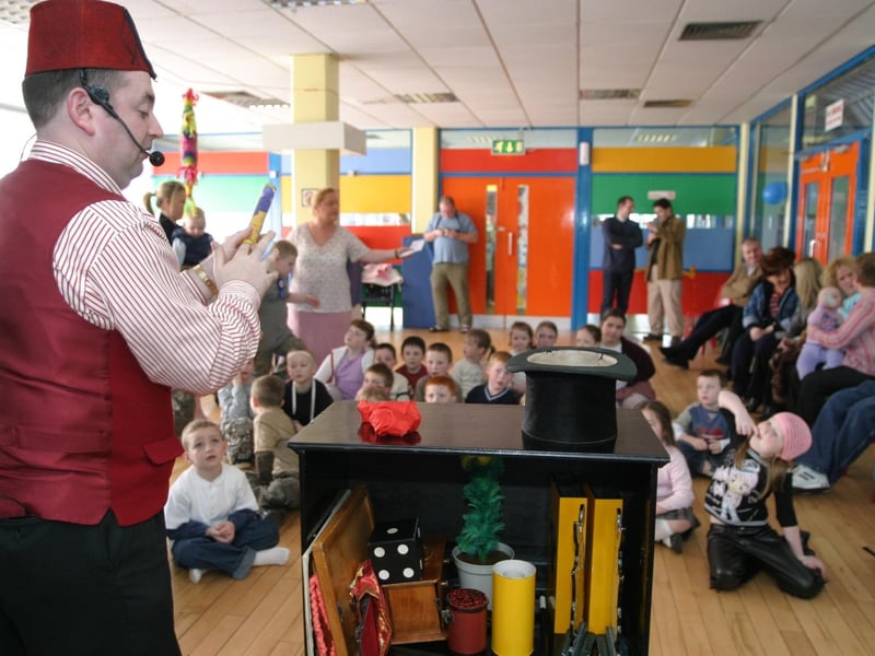 Party celebrations back in 2004: Blake Gray.