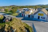Doagh Famine Village pictured before the fire.
