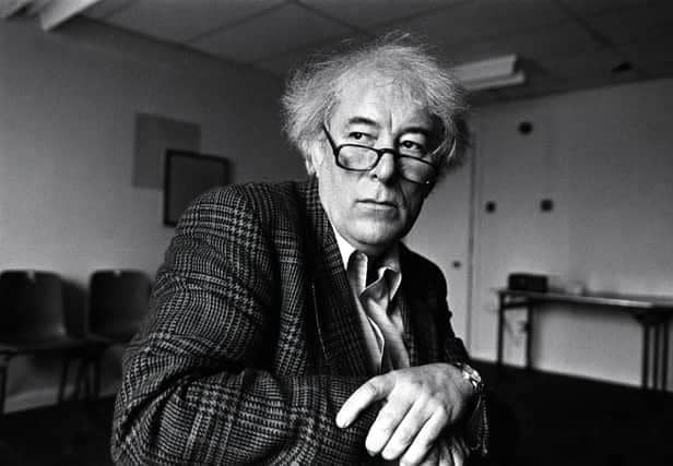 The late Seamus Heaney