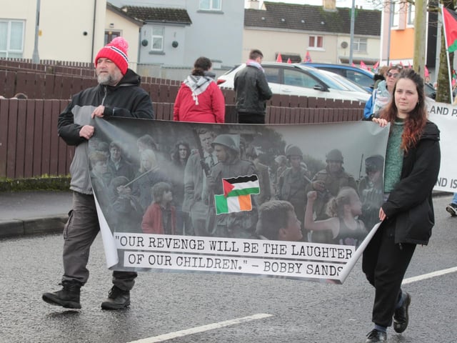Bloody Sunday march. (Photo - Deirdre Heaney, nwpresspics)