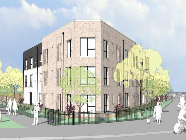 Artist's impression of how the new apartments will look. (McGirr architects/ Choice Housing)