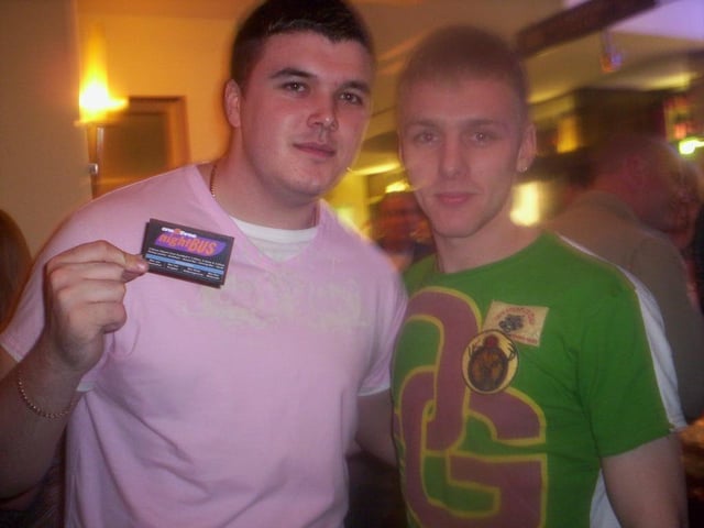 A night out in bars across Derry in May 2005, including Café Roc, The Ice Warf, Strand Bar, The River Inn, Downey’s/Sugar, and The Metro.