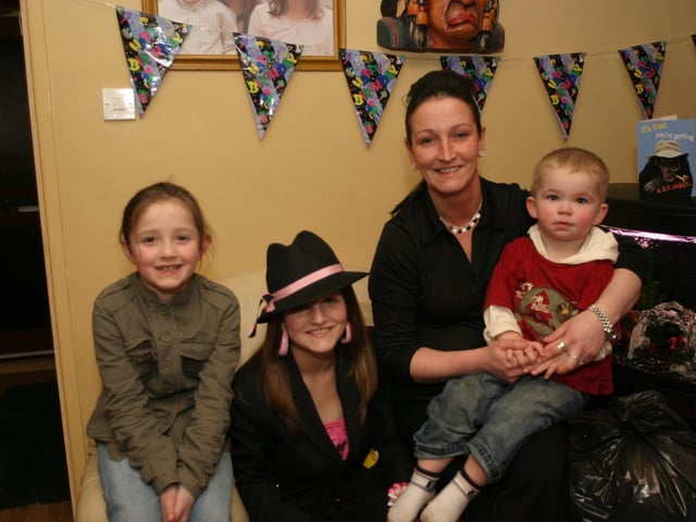 Megan Meenan's party celebration in 2004.