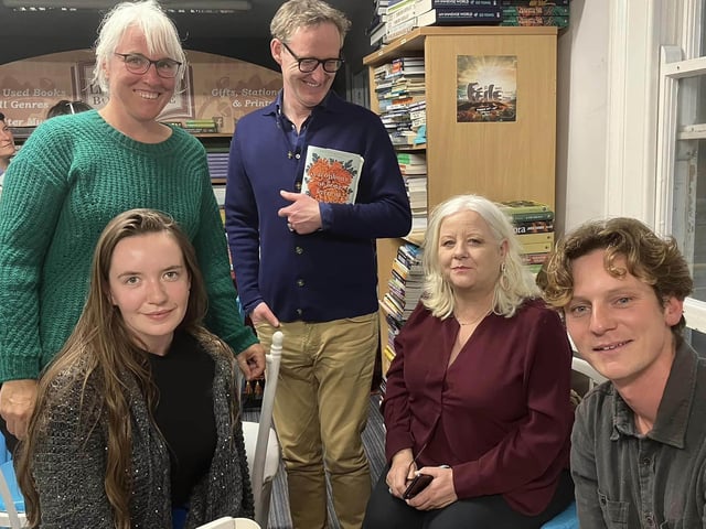 Sandra Heiner and Neil Hegarty pictured at back, and at front, Niamh Meehan, Bronagh Corr-McNicoll and Alexander McMaster.