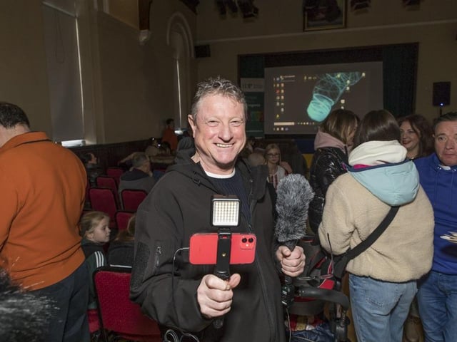 Jim Doherty LIVE at the event in Carn on Saturday.