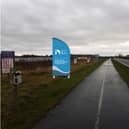 How the signage will look at the border with Bridgend in County Donegal.