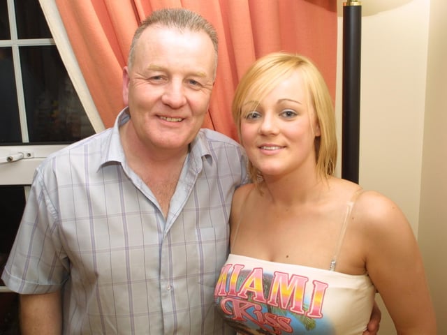 Celebrations as father and daughter James and Christina McKenna celebrate their 47th and 18th birthdays.