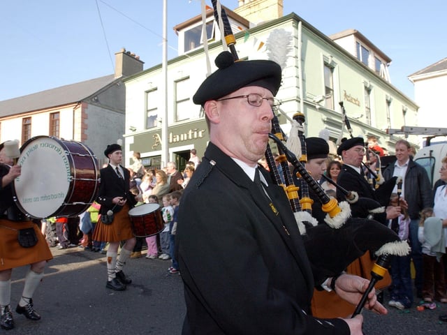 Buncrana St Patrick's Day in 2003:.