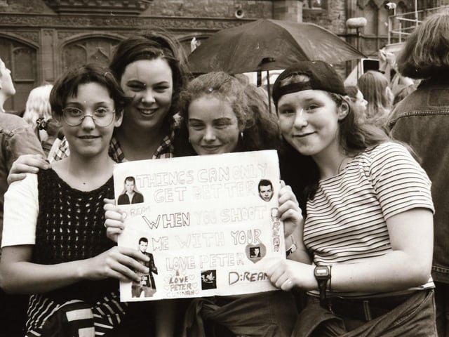 The Boyzone Roadshow in Derry back in July 1995
