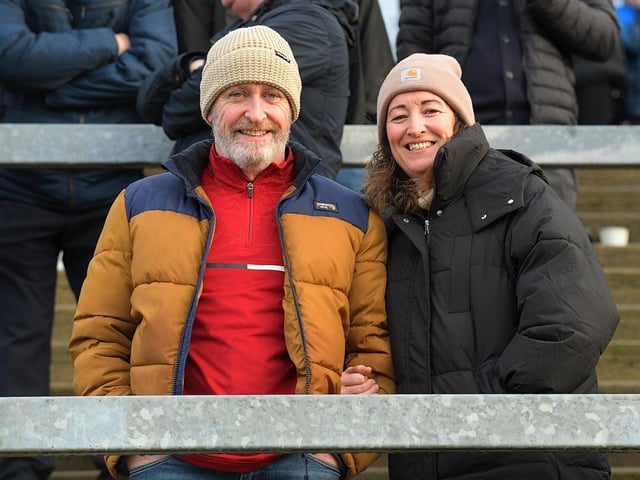 Fans in Celtic Park for the Derry v Monaghan game on Saturday. Photo: George Sweeney
