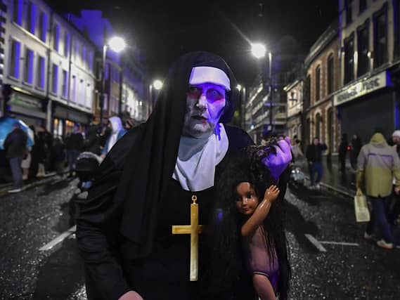 Fantastic costumes worn at the 2025 Halloween festivities in Derry’s city centre. Photo: George Sweeney