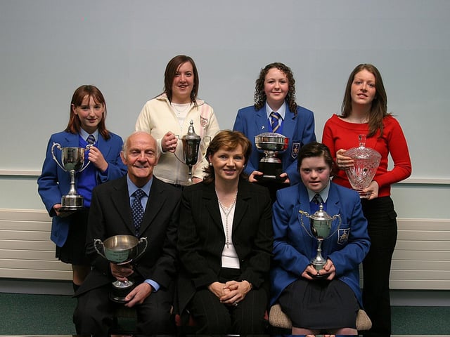 Derry and Donegal secondary school pupils in October 2003