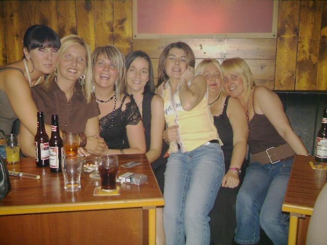 Revellers enjoying a night out in Sugar nightclub in late October, 2005.