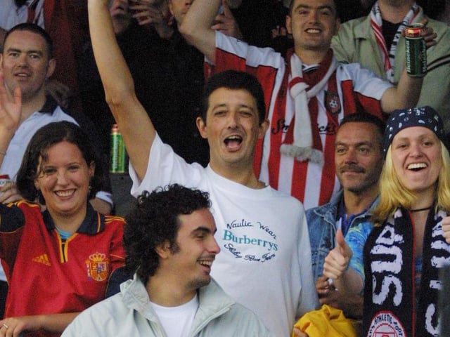 A section of the crowd during Derry's clash with Real Madrid.