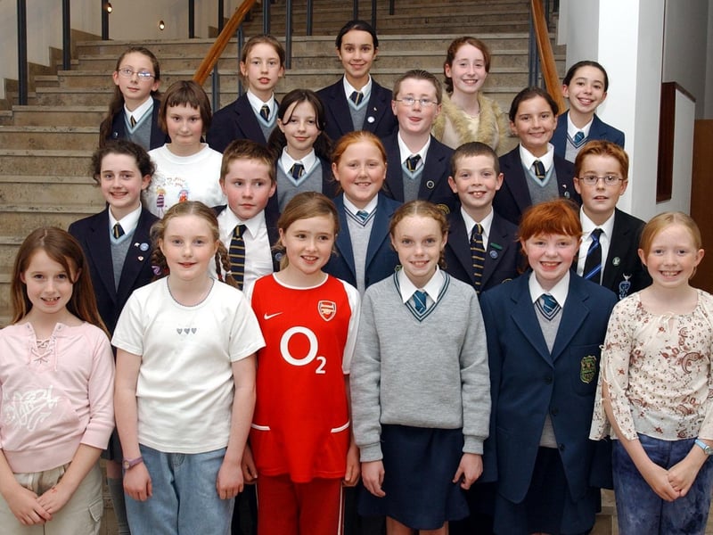Foyle School of Speech and Drama students in September 2003