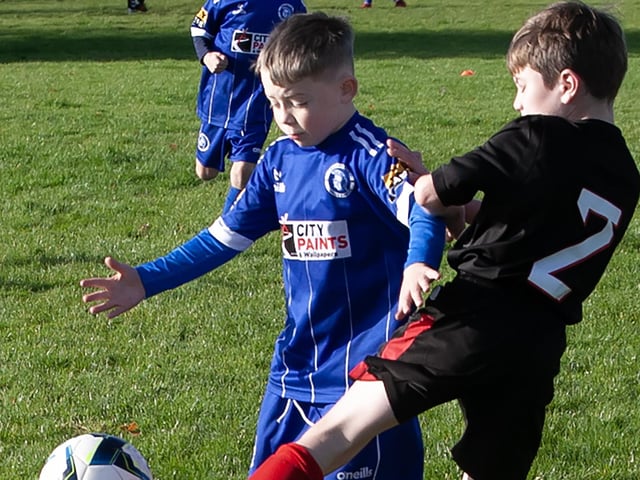 Action from Saturday's 2015s Sean O'Kane Memorial Cup between Trojans and Newell Academy at St. Joseph's Boys School.