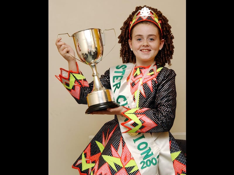 These Irish Dancing champions were featured in the 'Journal' in 2003 marking their achievements.