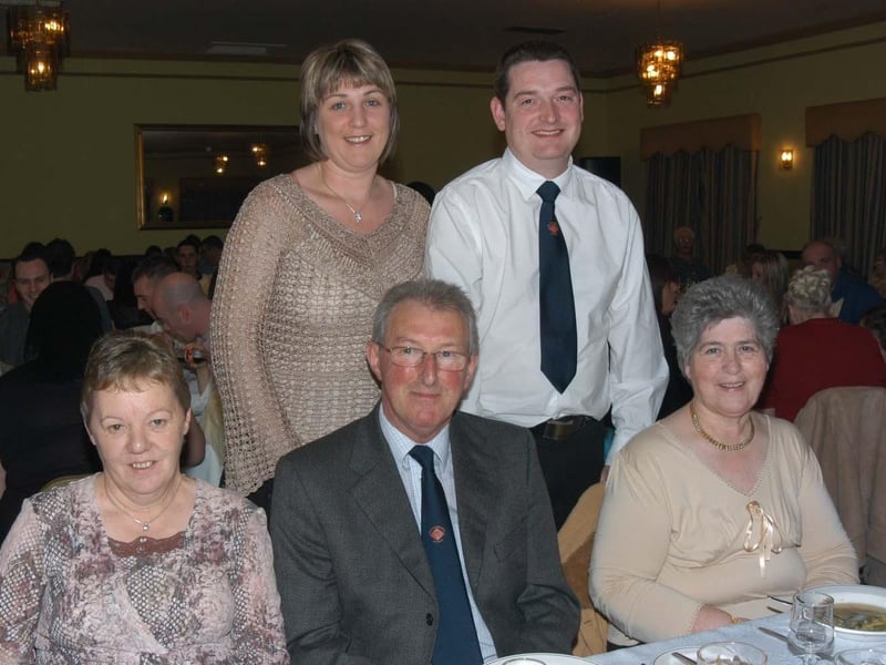 Debbie and David Ramsey pictured with Jean and David Canning and Tilly O'Brien.