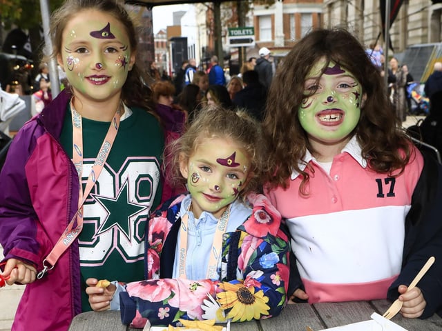 Olivia, Jessica and Nessa. (Photo - Tom Heaney, nwpresspics)
