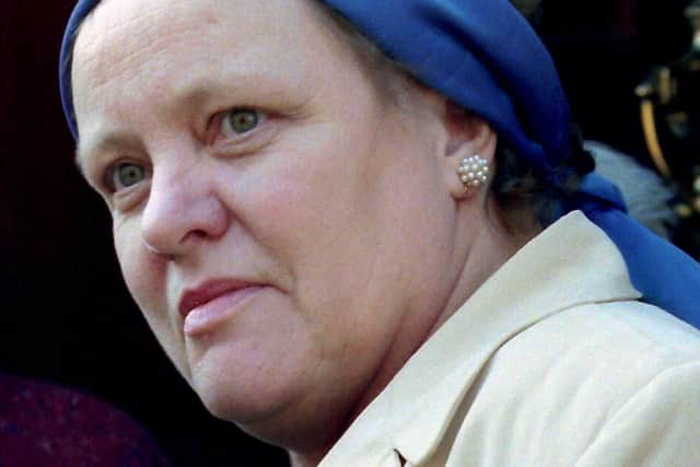 The late Mo Mowlam in Derry. (Picture Hugh Gallagher)