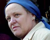 The late Mo Mowlam in Derry. (Picture Hugh Gallagher)