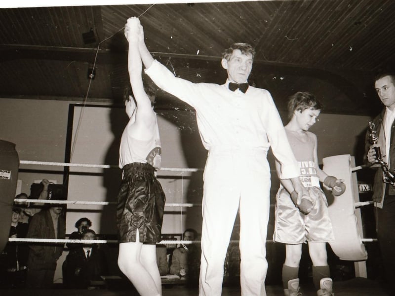 Fairview boxing tournament in the Delacroix back in February 1995.