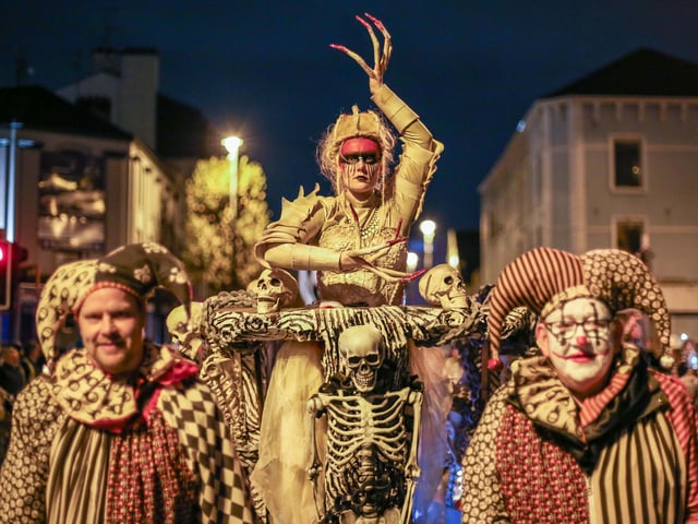 Derry Halloween Carnival Parade & Fireworks Display. Credit © Lorcan Doherty