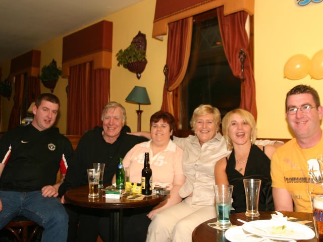 Derry parties in October 2004. Earnshaw
