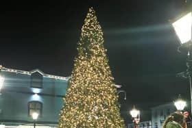 Last year's Christmas tree in Buncrana.