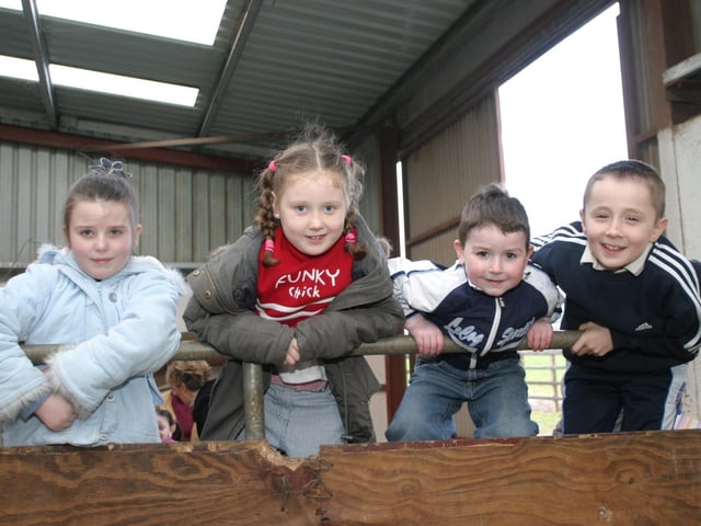 Party celebrations back in 2004: Megan McGarrigle.