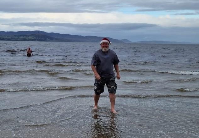 John Duffy at Ludden beach.