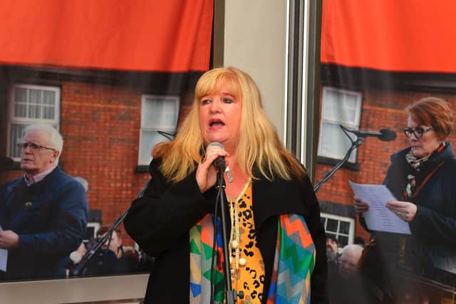 Maeve McLaughlin, Museum of Free Derry. Photo: George Sweeney. DER2305GS – 57