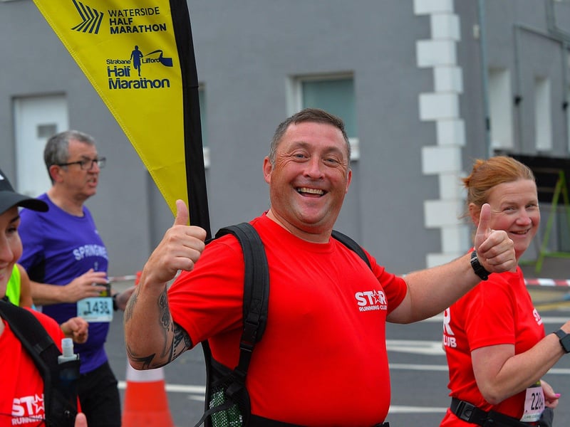 Pace setter Seamus Crossan, Star Running Club.  Photo: George Sweeney