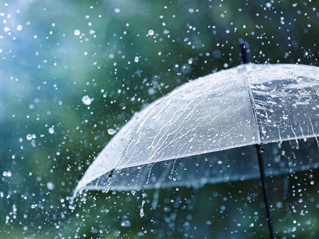 A yellow warning for heavy rain has been issued for Saturday morning.