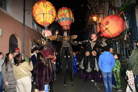Awakening the Walled City Trail, celebrating the 40th anniversary of the Derry Halloween Festival. (Photo - Tom Heaney, nwpresspics)