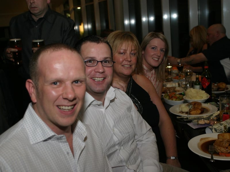 Christmas parties in Derry in December 2003.