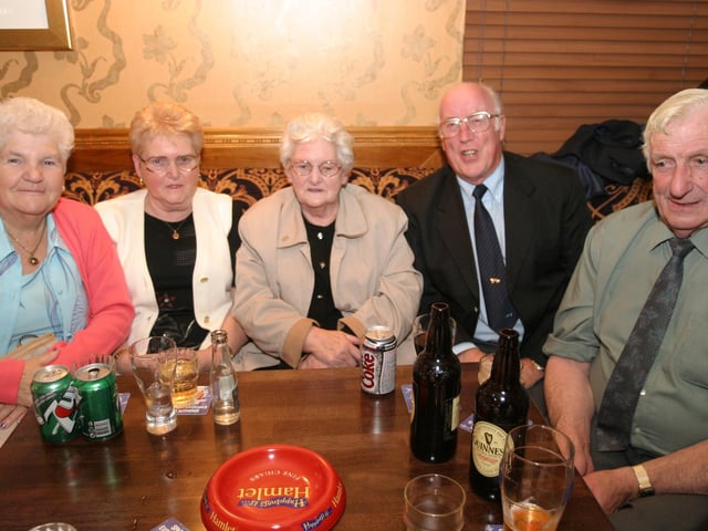 Pictures of Derry people partying in November 2003