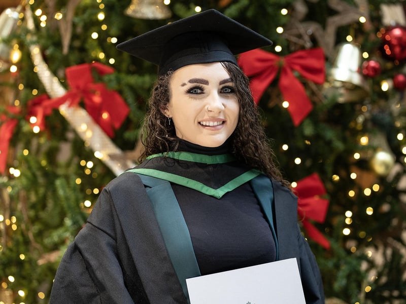 Winter graduations in Derry.
