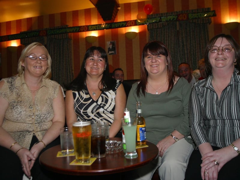 Girls just want to have fun Rosemary Harkin, Jackie McDermott Margaret Ashford and Grace Donnelly.:Derry parties from November 2003