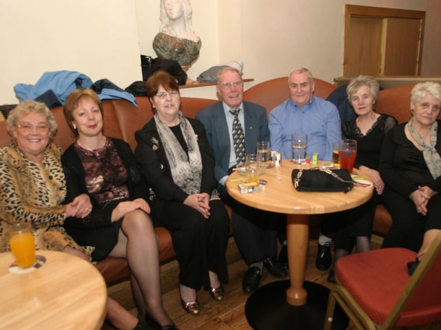 Pictures of Derry people partying in November 2003