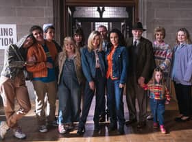 (L-R)Orla Mccool (Louisa Clare Harland), (James Maguire (Dylan Llewellyn), DEIRDRE MALLON (Amelia Crowley),Clare Devlin (Nicola Coughlan) , Sarah Mccool (Kathy Kiera Clarke),Erin Quinn (Saoirse Monica Jackson), Michelle Mallon (Jamie-Lee O'Donnell), Mary Quinn (Tara Lynne O'Neill), Gerry Quinn (Tommy Tiernan), Cara (Darcey McNeeley), Granda Joe (Ian McElhinney), Gerladine Devlin (Philippa Dunne)