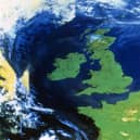 Earth from space - the United Kingdom, c1980s. Britain and Ireland. (Photo by Heritage Space/Heritage Images/Getty Images)