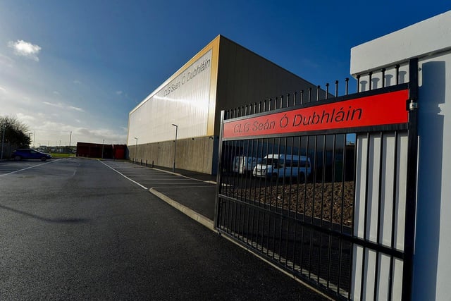 An exterior view of Sean Dolans GAC’s new state-of-the-art indoor arena which has a 3G surface, training space and meeting rooms.  Photo: George Sweeney. DER2305GS – 83