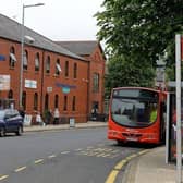 Foyle Street bus depot.