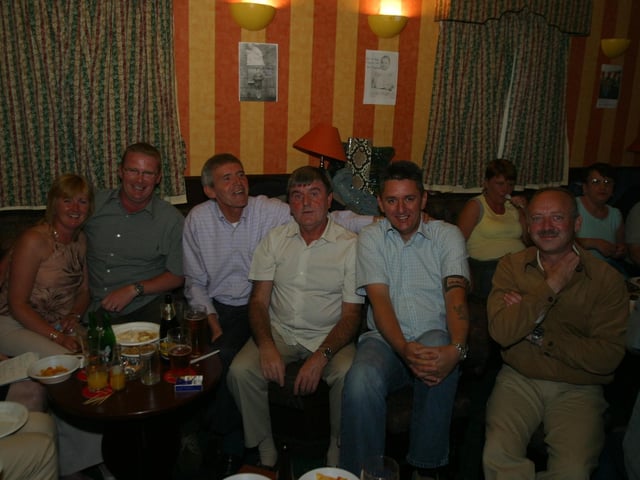 Parties and celebrations in July 2004: Tony Shiels.